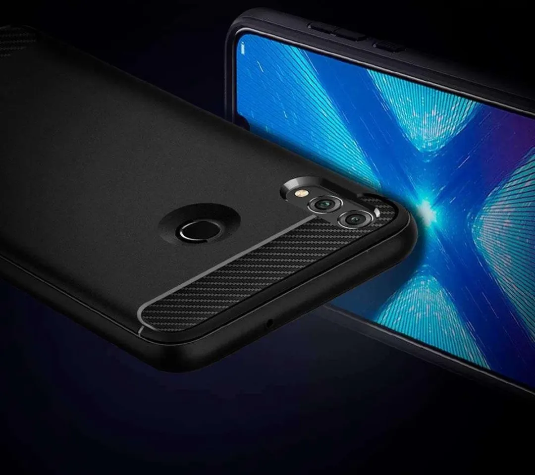 Spigen Rugged Armor L36CS25573 Hoesje - Honor 8X - Zwart