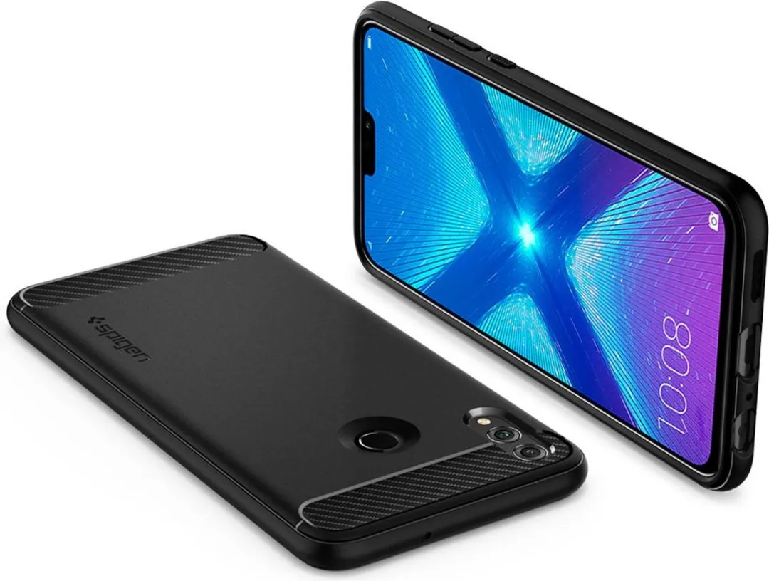 Spigen Rugged Armor L36CS25573 Hoesje - Honor 8X - Zwart