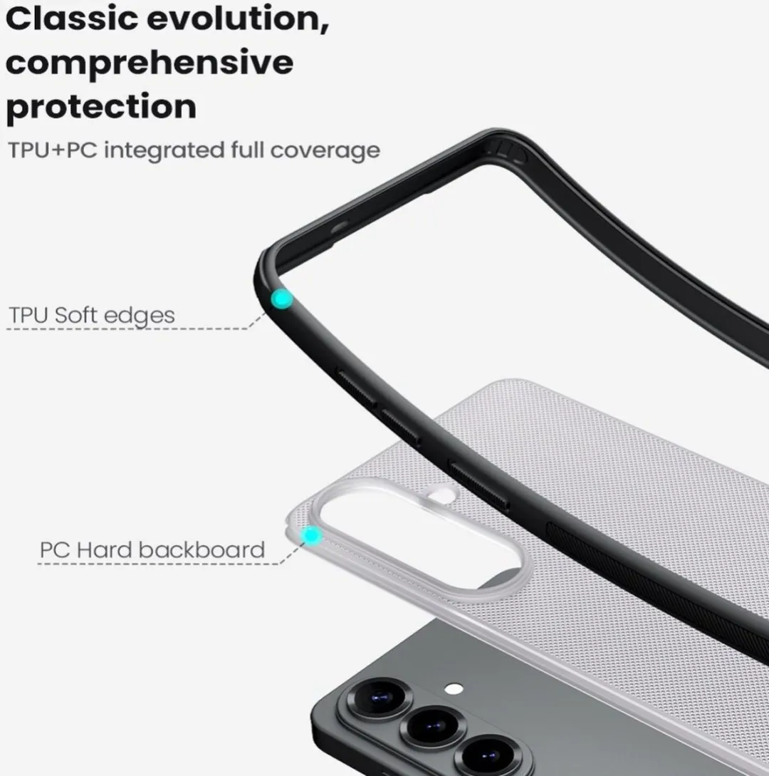 Nillkin Super Frosted Shield Hoesje Samsung Galaxy S26 Plus - Transparant Zwart