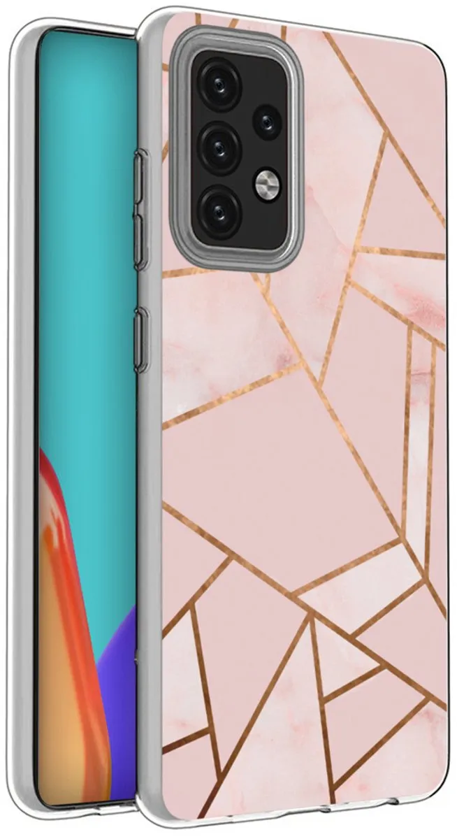 Imoshion Hoesje Samsung Galaxy A52 Pink Graphic
