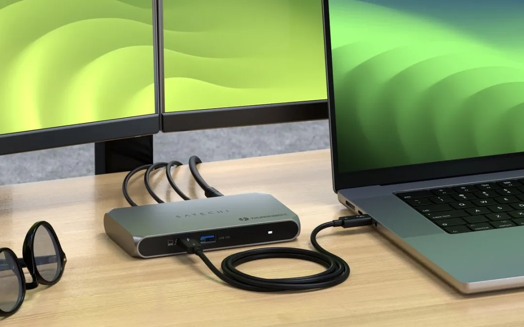 Satechi Thunderbolt 4 Slim Hub Pro ST-HT4SHM-EU - Grijs