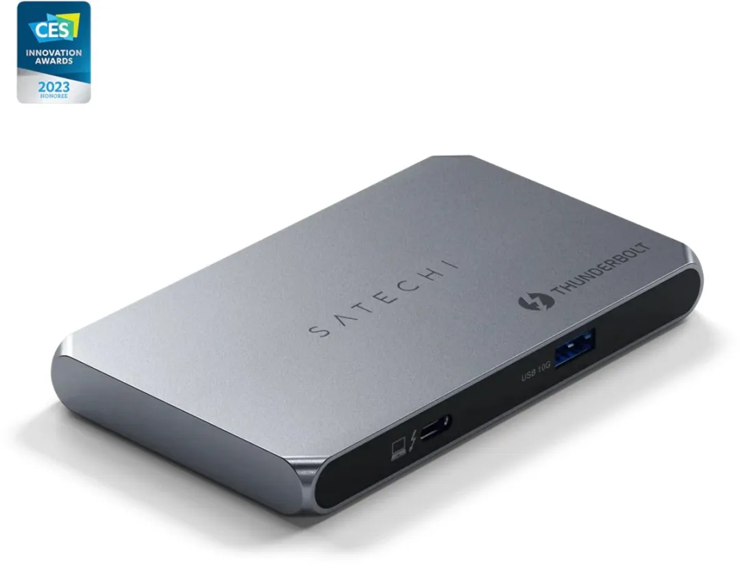Satechi Thunderbolt 4 Slim Hub Pro ST-HT4SHM-EU - Grijs