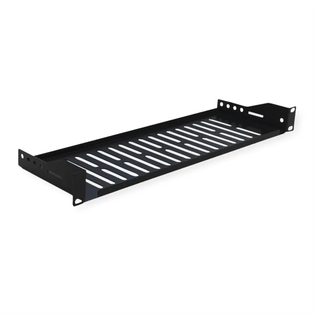 Value 19" Legplank 485x150mm - 10kg U-vorm Zwart