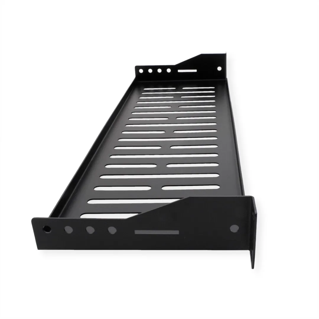 Value 19" Legplank 485x150mm - 10kg U-vorm Zwart