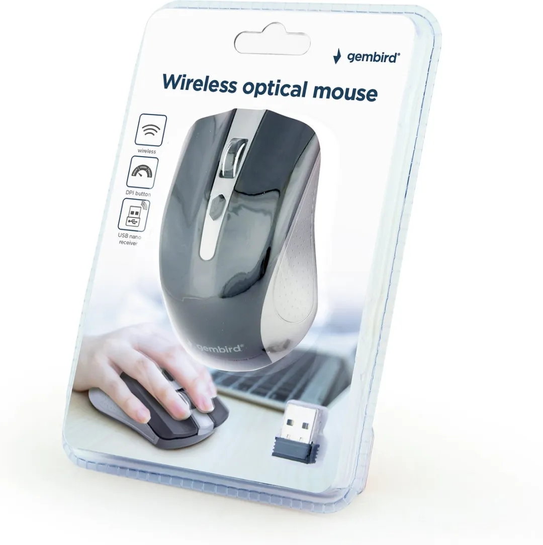 Gembird MUSW-4B-04-GB Ambidextrous Draadloze Muis