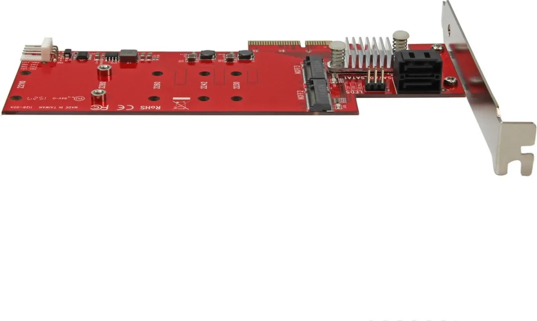 Startech PEXM2SAT3422 RAID Controller Kaart - 2x M.2 NGFF + 2x SATA III