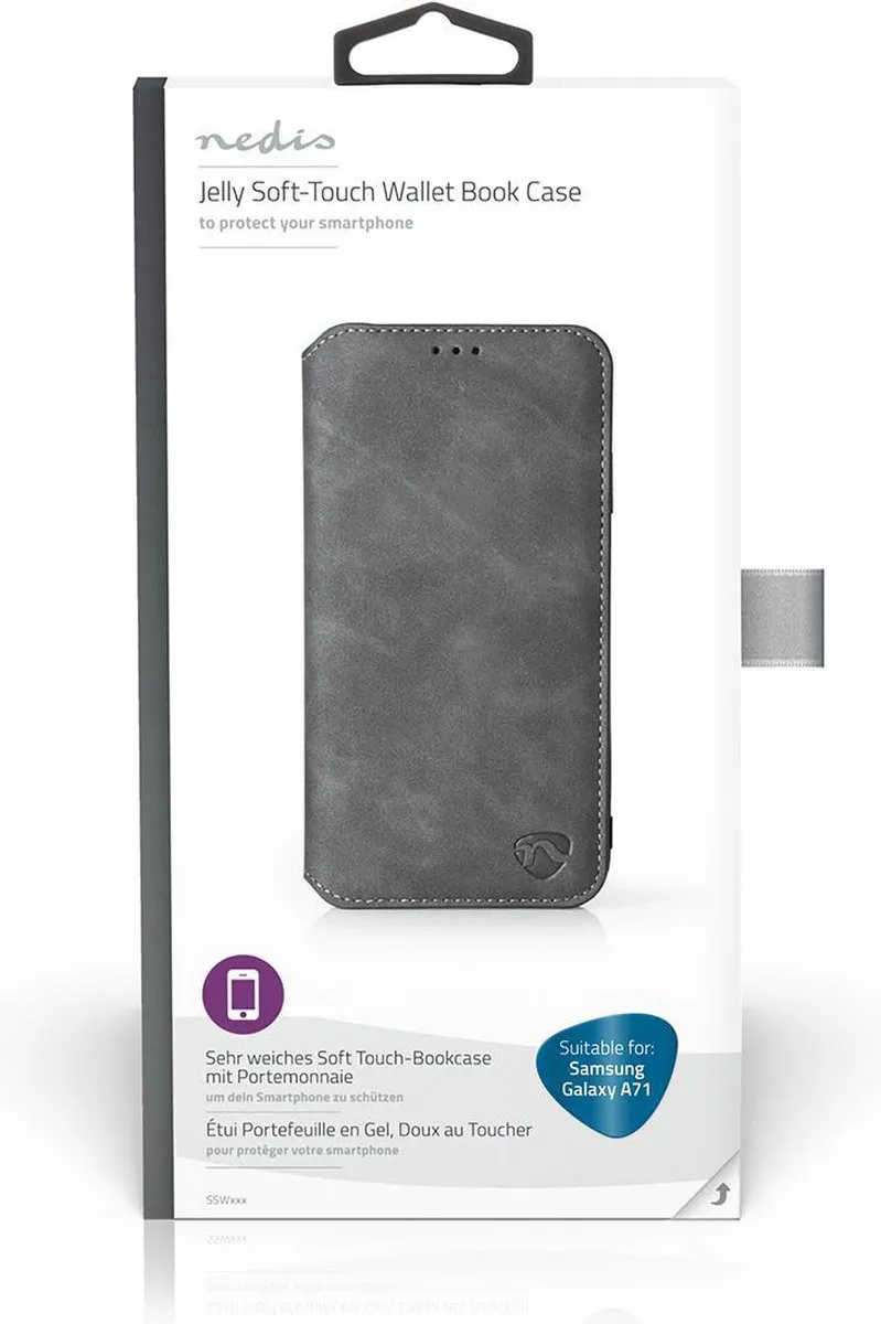 Nedis Smartphone Wallet Book SSW10034BK - Zwart