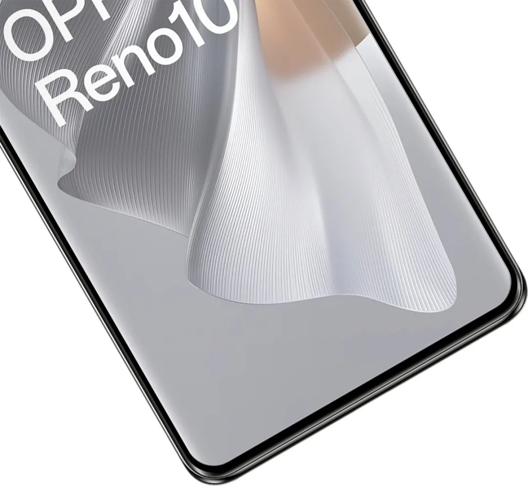 Just in Case Cazy Screenprotector OPPO Reno10 5G - Full Cover Glas - 2 Stuks