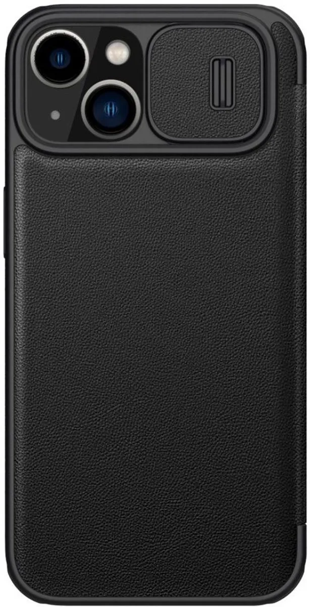 Nillkin Qin Pro Hoesje iPhone 14 Plus - Zwart - afbeelding 5 van 6
