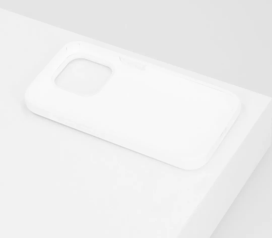 BMAX Siliconen Hoesje iPhone 14 Pro - Wit
