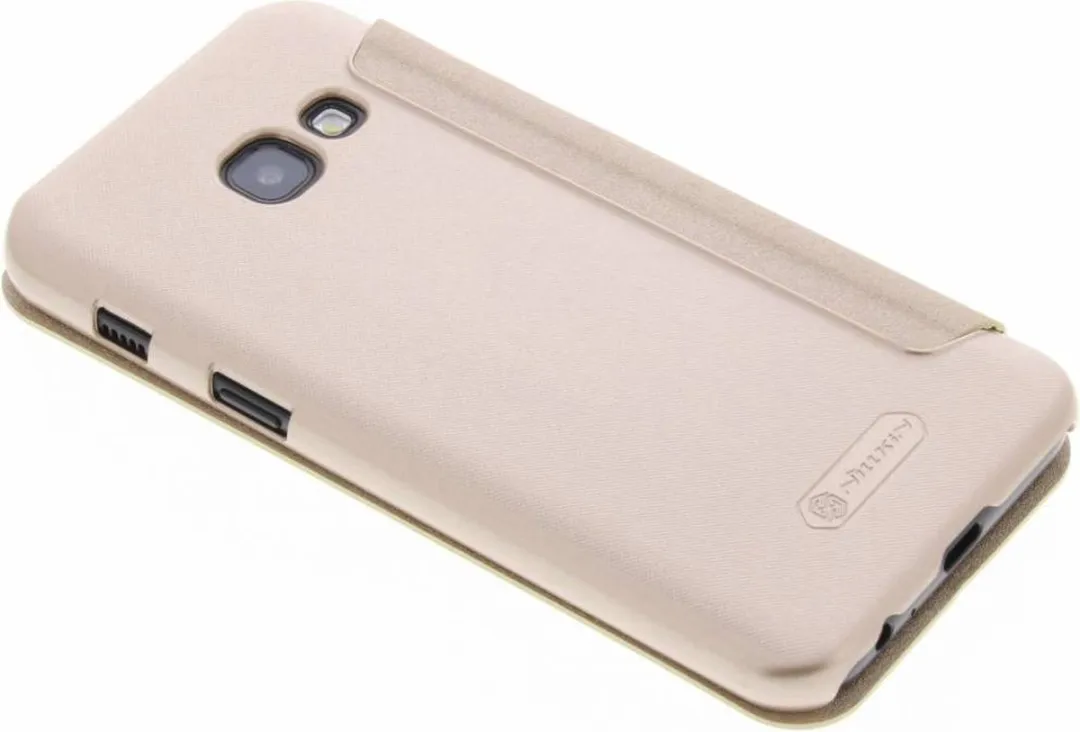 Nillkin Leather Case Sparkle Series Goud - Samsung Galaxy A3 (2017)