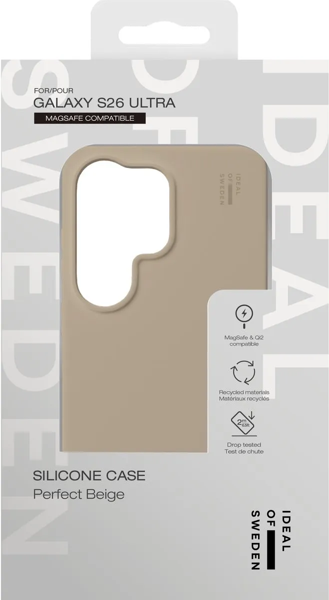 iDeal of Sweden Silicone Hoesje S26 Ultra - Beige - IDSICMS-S26U-128