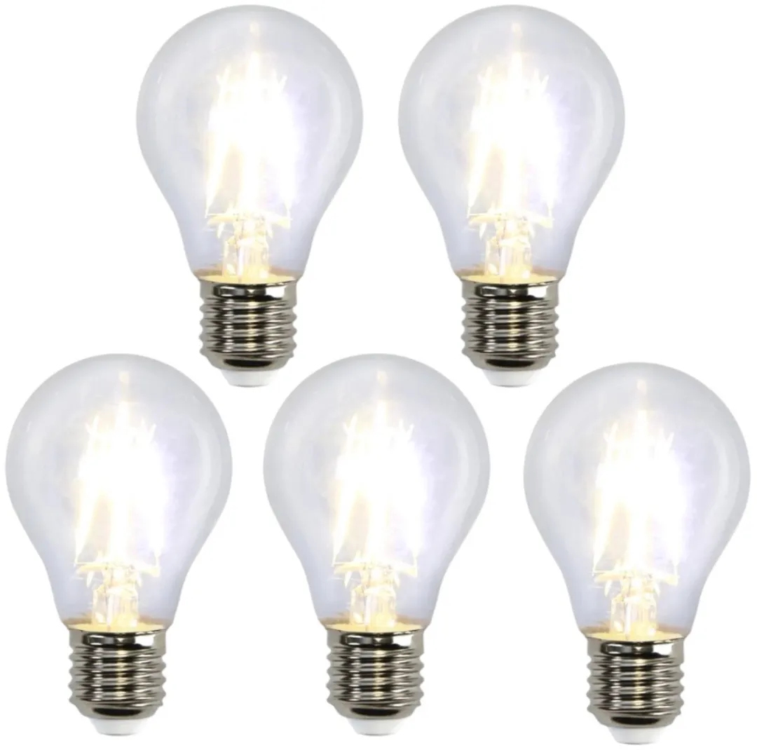 Star Trading Standaard Bol E27 4W Extra Warm Wit - 5 Stuks