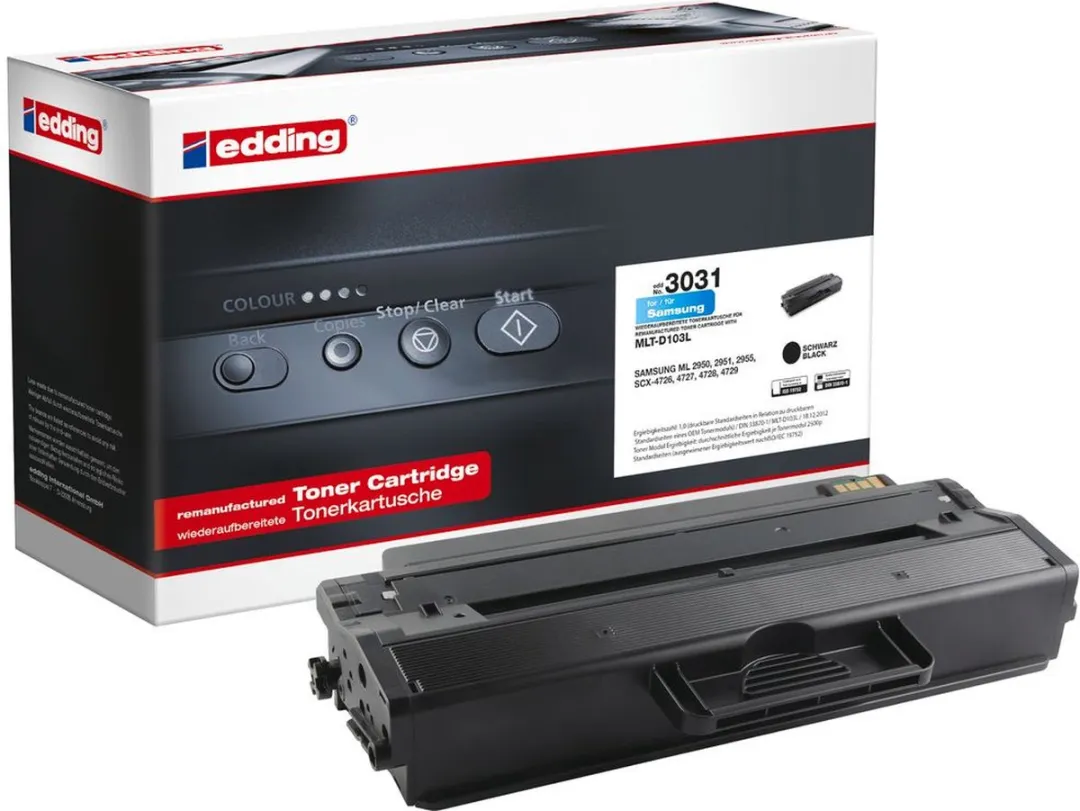 edding EDD-3031 Tonercartridge - Zwart