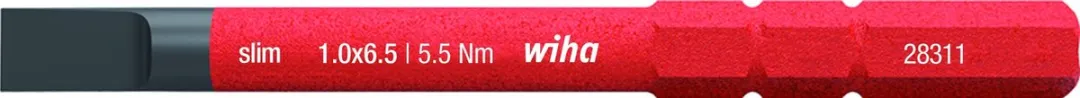 Wiha Werkplaats Plat Verwisselbare Kling 6.5mm - Metaal