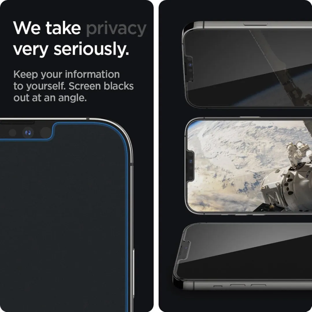 Spigen AGL03378 Privacy Glas - iPhone 13 Pro Max - afbeelding 6 van 6