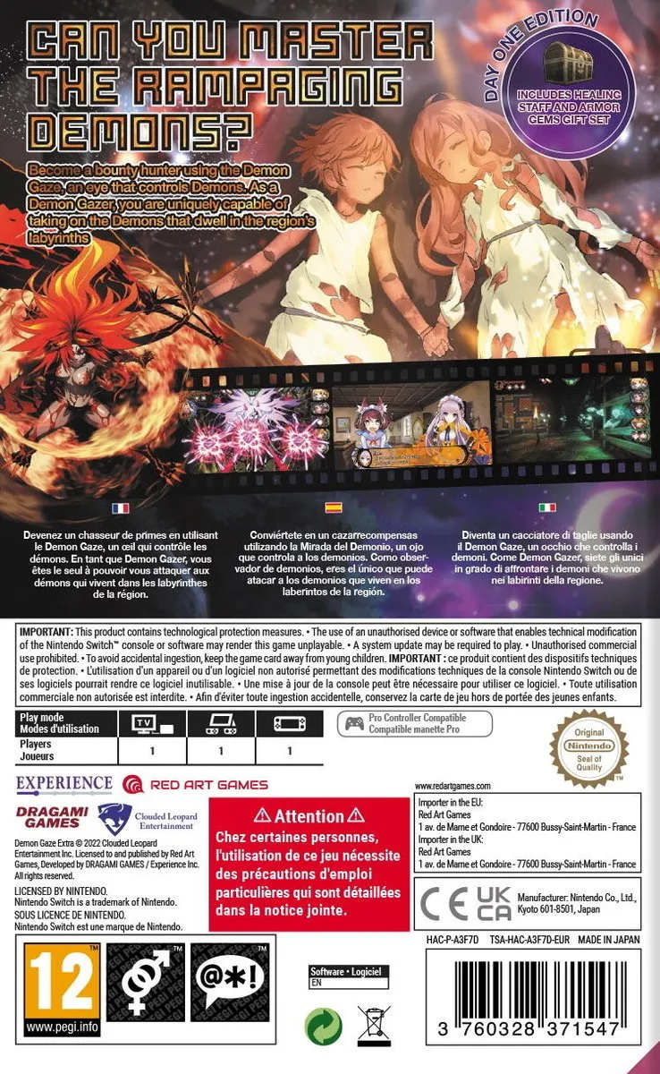 Red Art Games Demon Gaze Extra