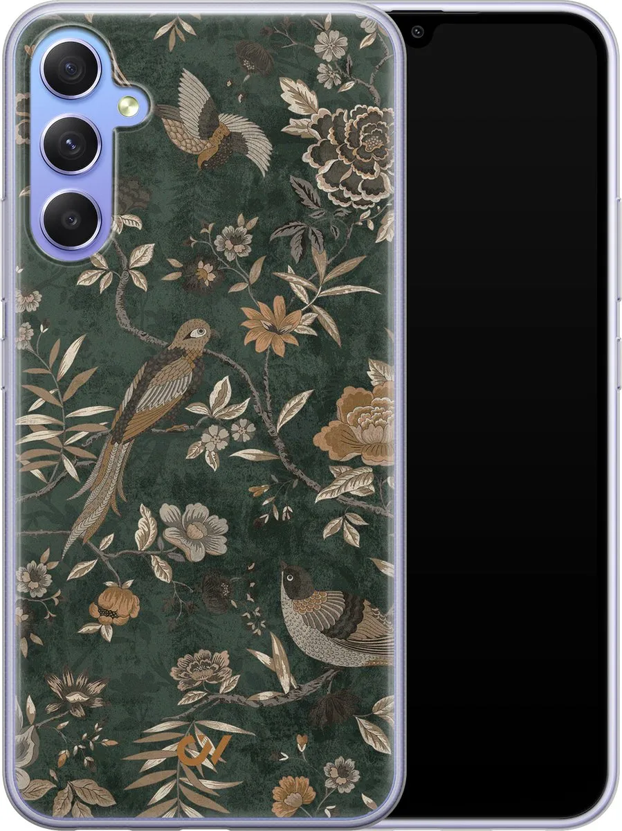 Casevibes Samsung Galaxy A34 Hoesje - Groen