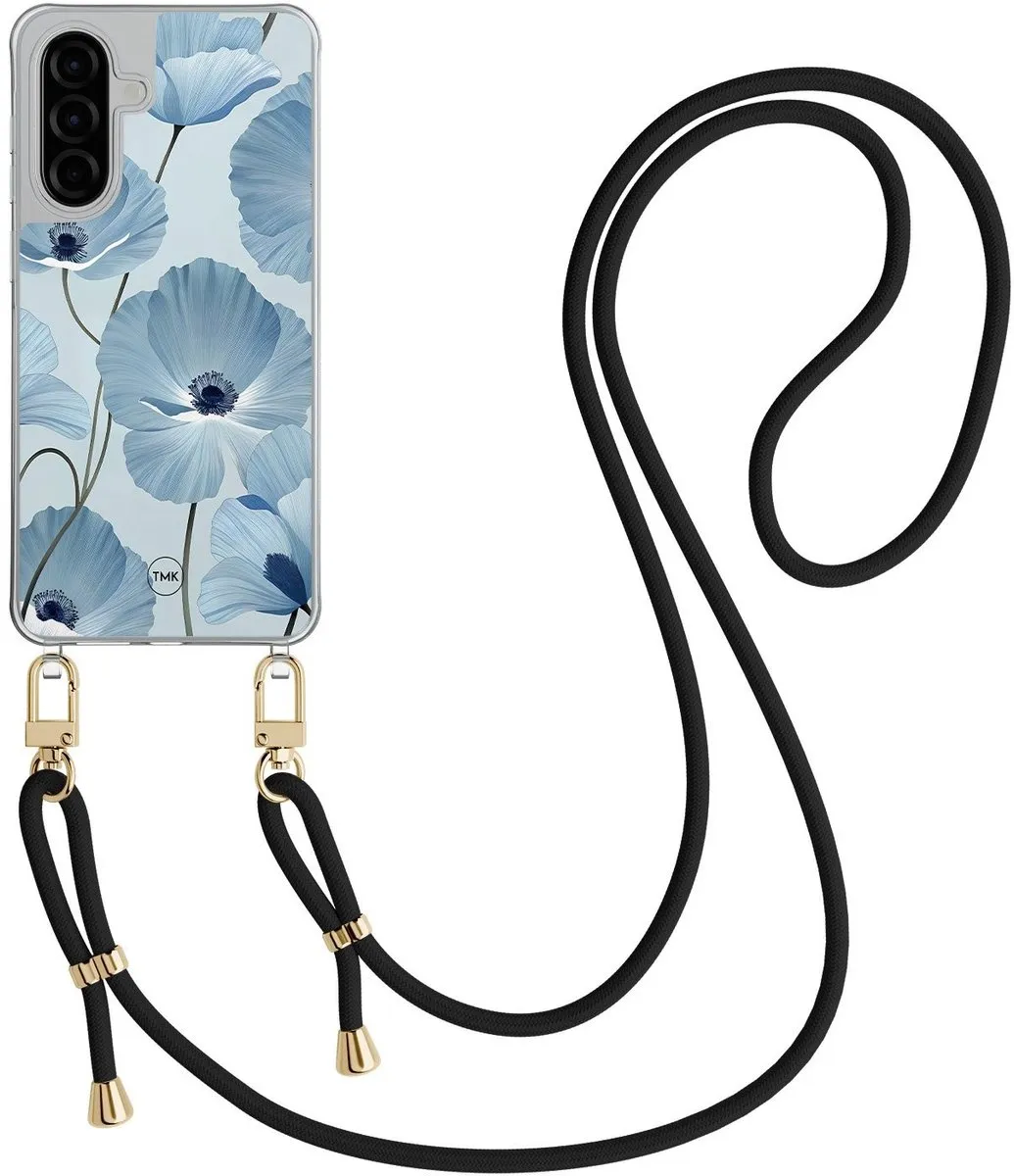 Casevibes Telefoonhoesje Samsung A26 CV/S/A26/C/002 - Blauw Bloemenveld - Crossbody