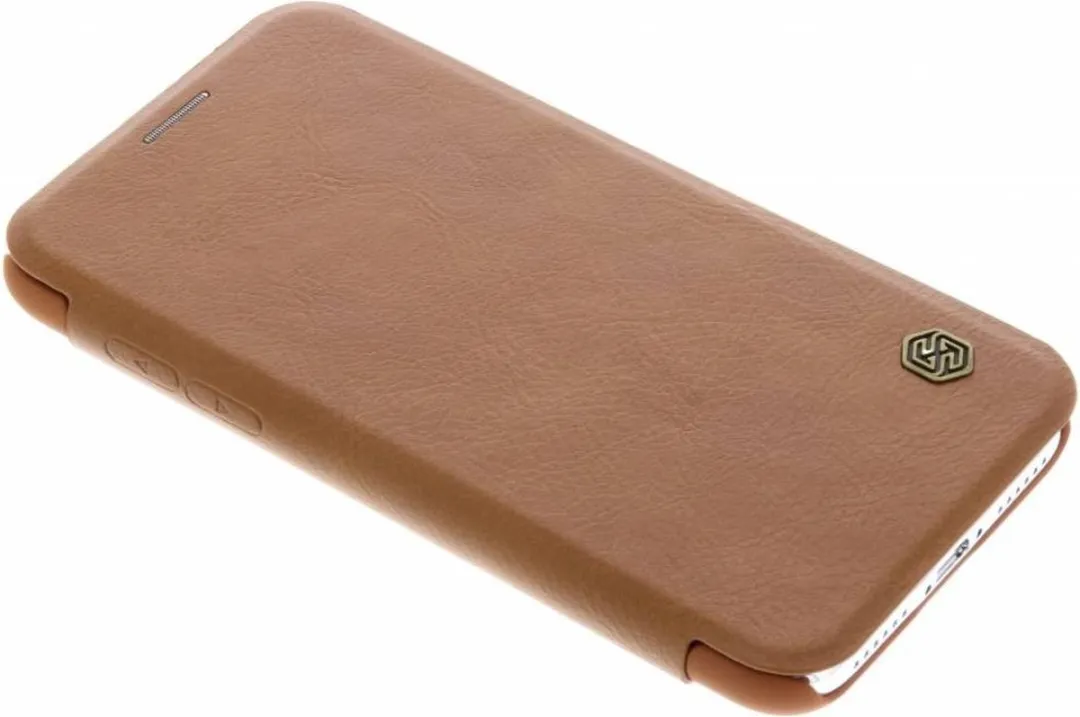 Nillkin Qin iPhone X/XS Leren Hoesje