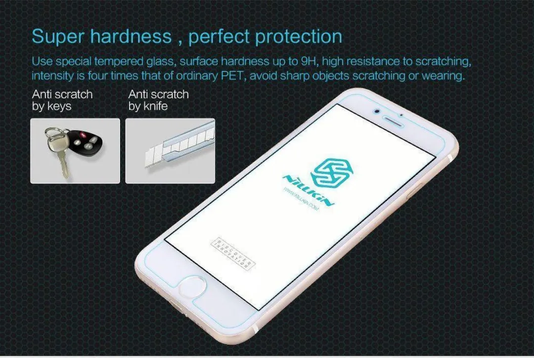 Nillkin Tempered Glass Screenprotector iPhone 7/8 - afbeelding 4 van 6