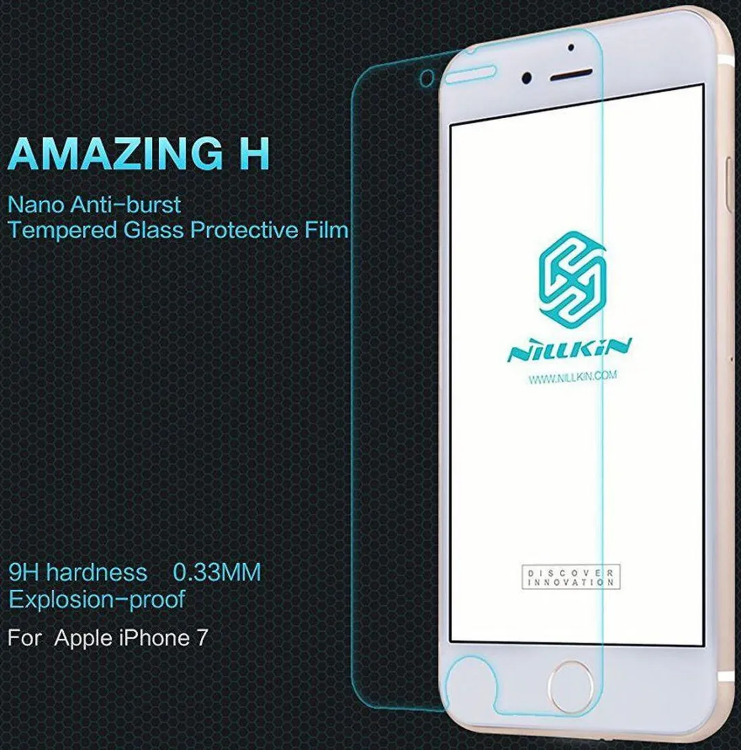 Nillkin Tempered Glass Screenprotector iPhone 7/8 - afbeelding 3 van 6