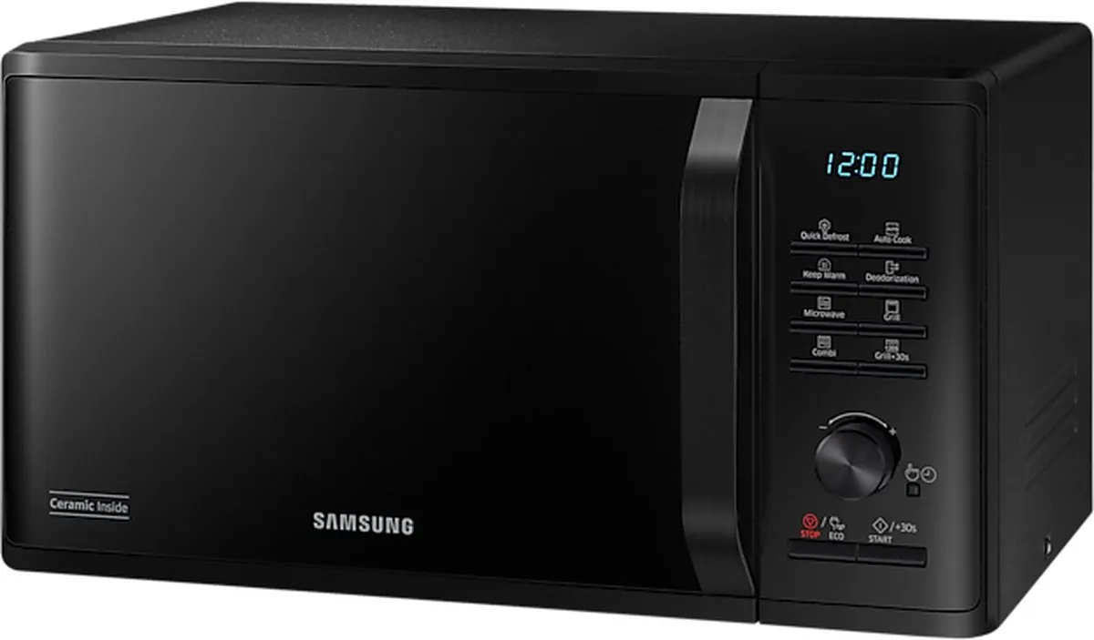 Samsung MG23B3515AK/EN Grill-Magnetron 23L 1250W - Zwart - afbeelding 6 van 6
