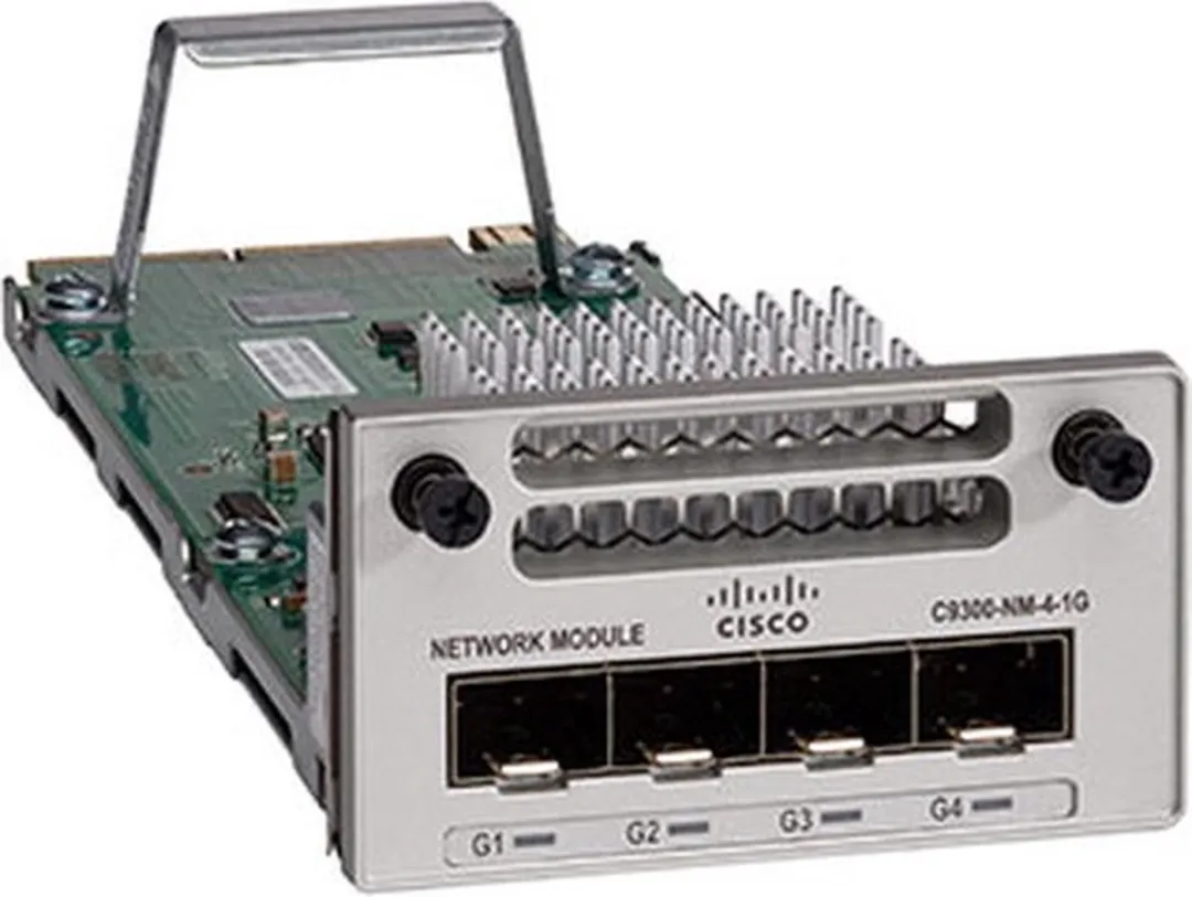 Cisco Catalyst 9300 C9300-NM-4G= Netwerkmodule - 4x 1GbE