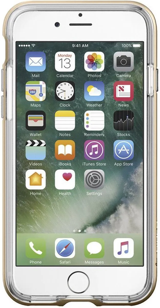 Spigen Neo Hybrid Crystal Case iPhone 7/8 042CS20521 - Goud/Transparant