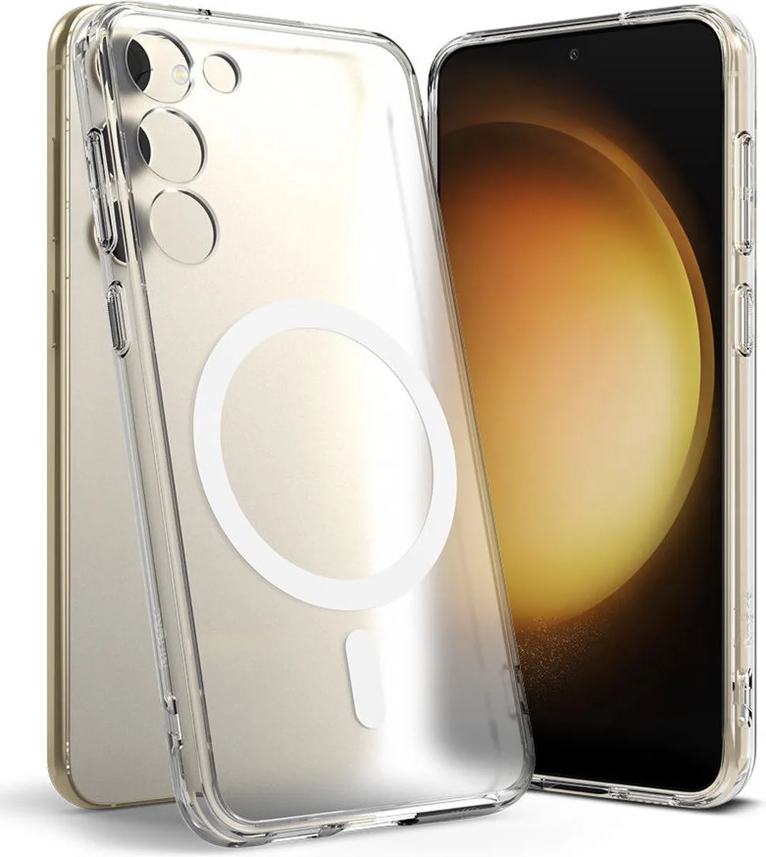 Ringke Fusion Magnetic Hoesje S23 - Transparant