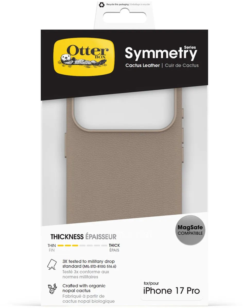 OtterBox Symmetry Cactus iPhone 17 Pro - Grijs MagSafe Hoes