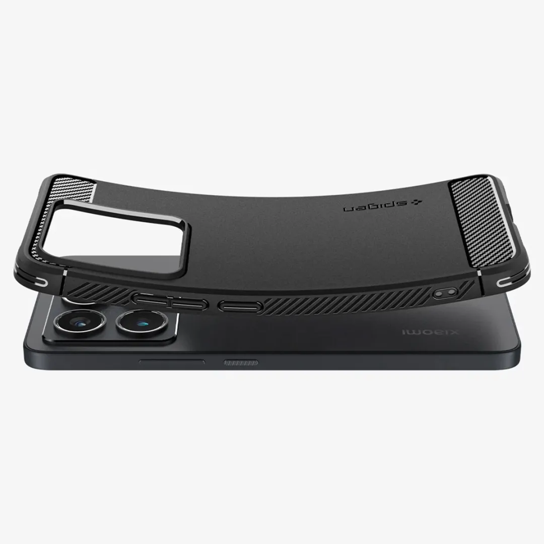 Spigen Rugged Armor ACS08857 Backcover - Xiaomi 14T - Matte Black