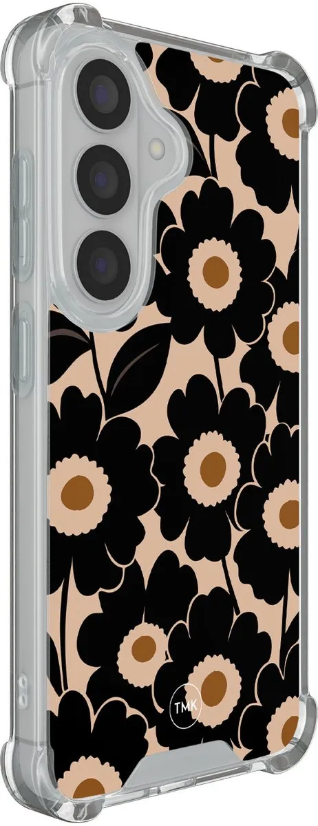 Casevibes Shockproof Hoesje Samsung Galaxy S26 Bloom Luxe - S/S26/S/008 - Zwart