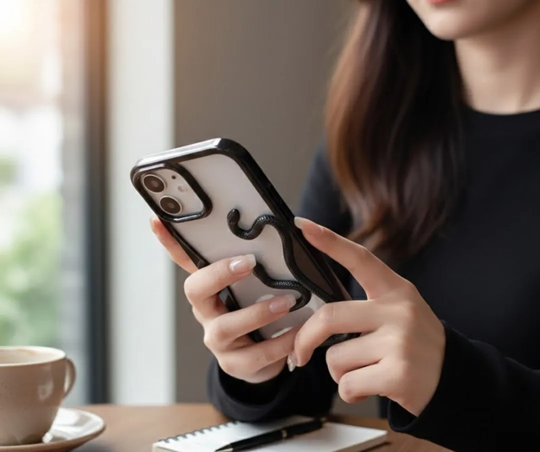 NUVEX iPhone 11 Slang Design Hoesje - Zwart