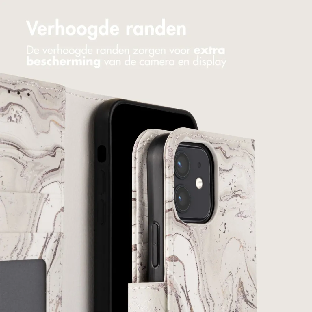 Imoshion Hoesje iPhone 12/12 Pro Sandy Marble - 3 Pasjes
