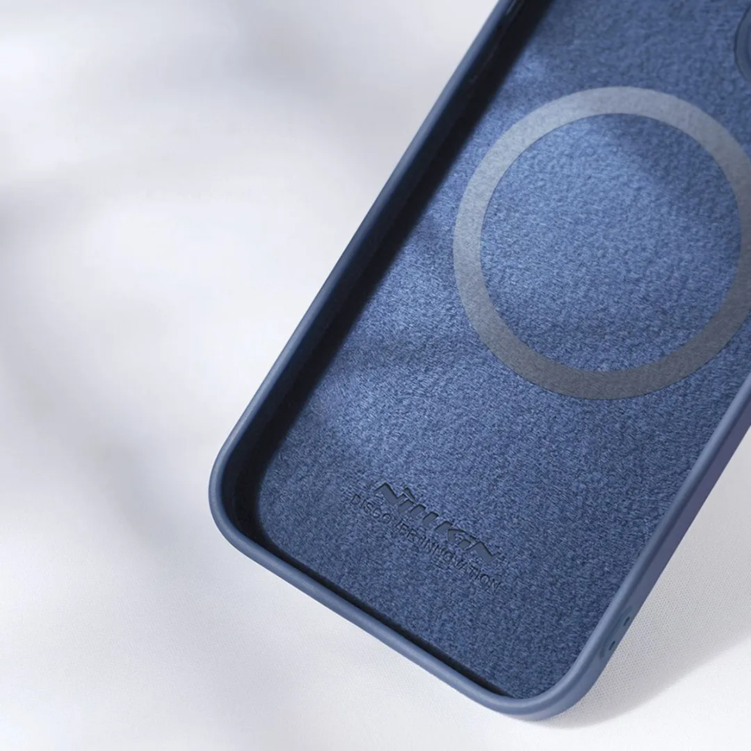 Nillkin CamShield Magnetisch Siliconen Hoesje iPhone 14 Plus - Zwart - afbeelding 6 van 6