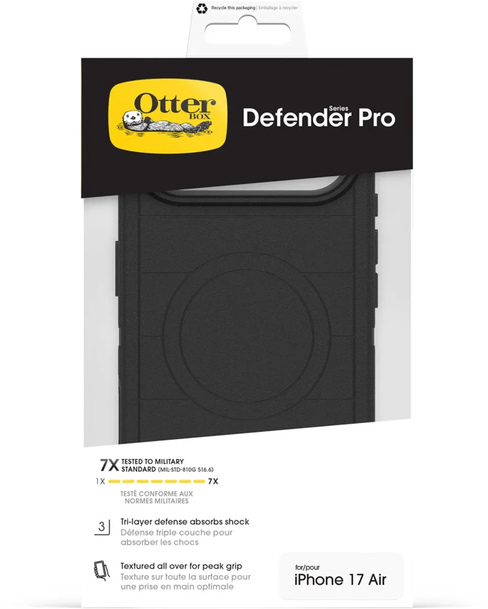 OtterBox Defender Pro 840434711000 iPhone Air Hoesje - Zwart