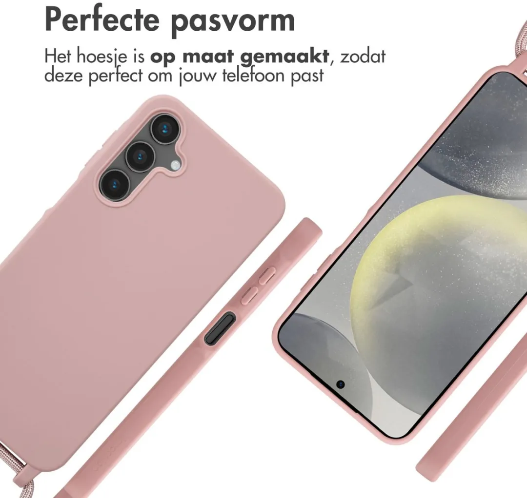 Imoshion Hoesje Samsung Galaxy S24 FE - Siliconen - Sand Pink - afbeelding 6 van 6