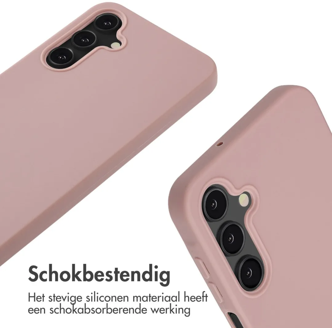 Imoshion Hoesje Samsung Galaxy S24 FE - Siliconen - Sand Pink