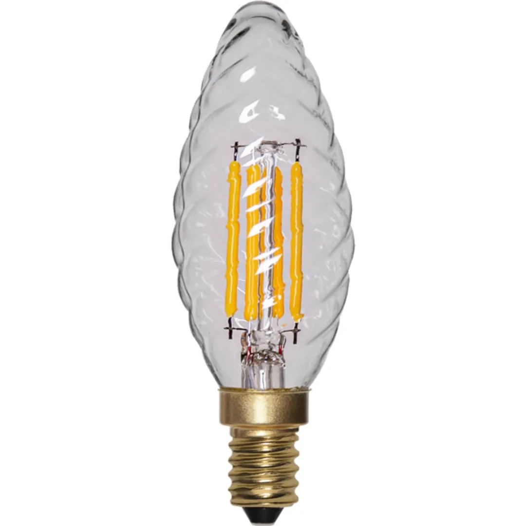 Star Trading Kaarslamp E14 4,5W Super Warm Wit - Dimbaar