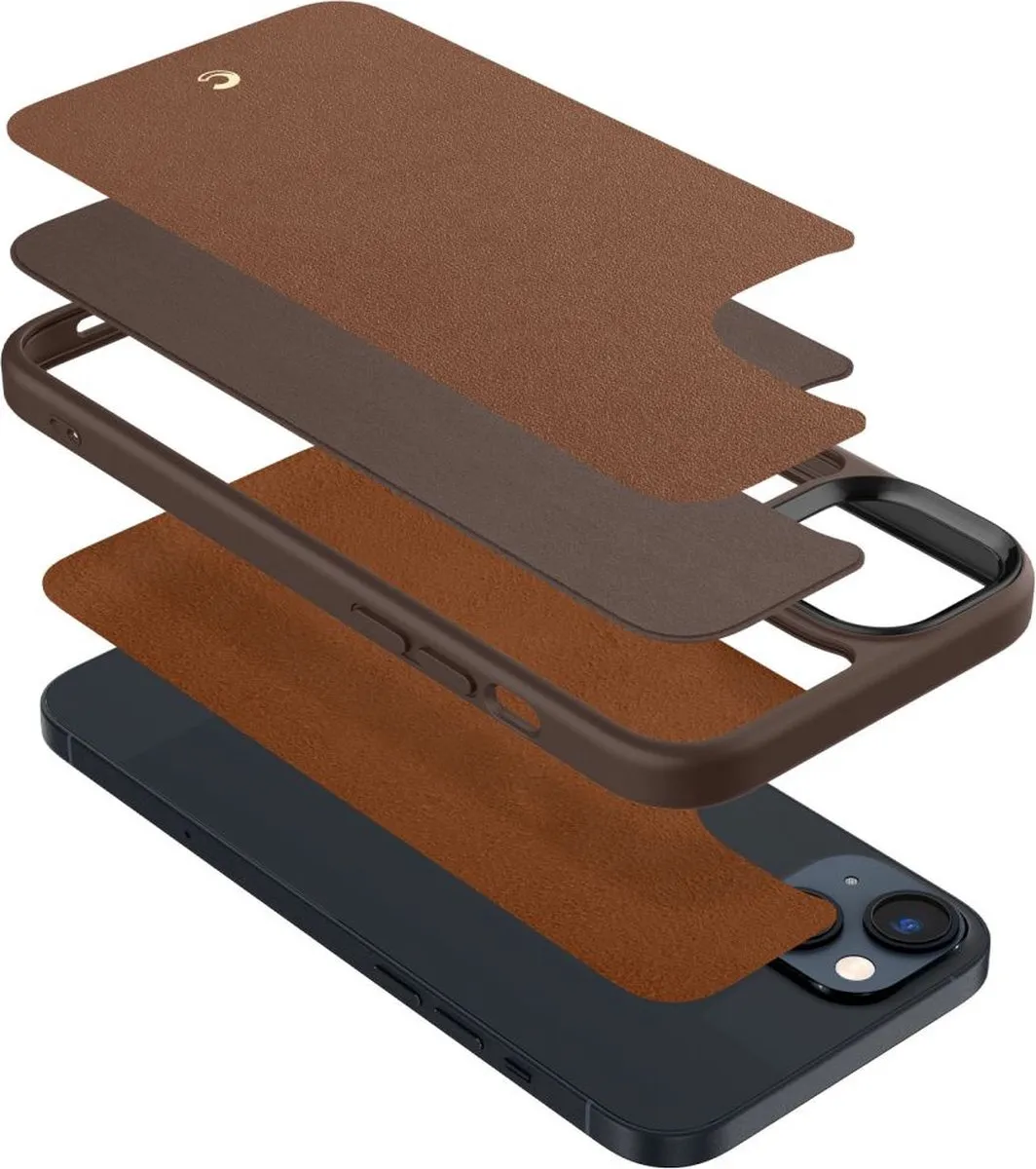 Spigen Cyrill Kajuk Mag Hoesje iPhone 14 Plus - Bruin