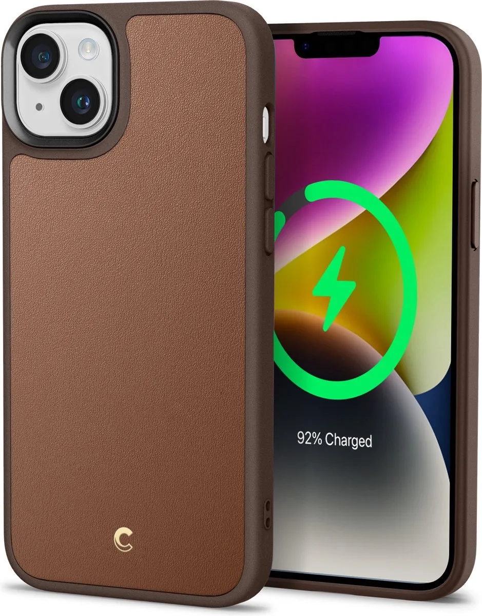 Spigen Cyrill Kajuk Mag Hoesje iPhone 14 Plus - Bruin