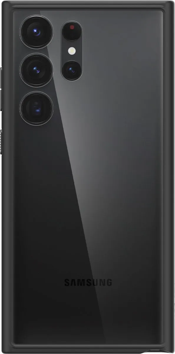 Spigen Ultra Hybrid ACS05618 Hoesje - Samsung Galaxy S23 Ultra - Zwart