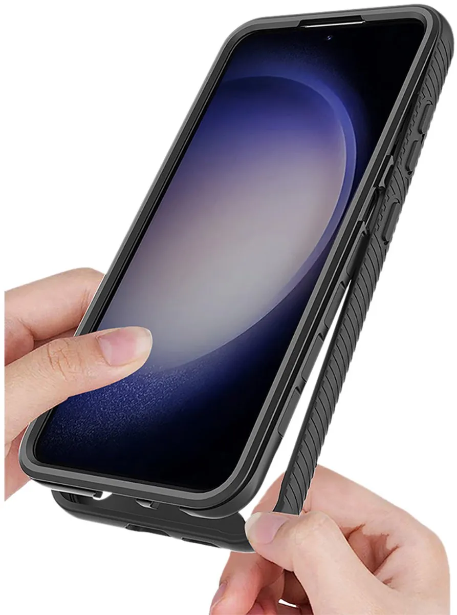Just in Case Cazy Hoesje 8502919 - Samsung Galaxy A36/A56 - 360° Full Protection - Zwart - afbeelding 6 van 6