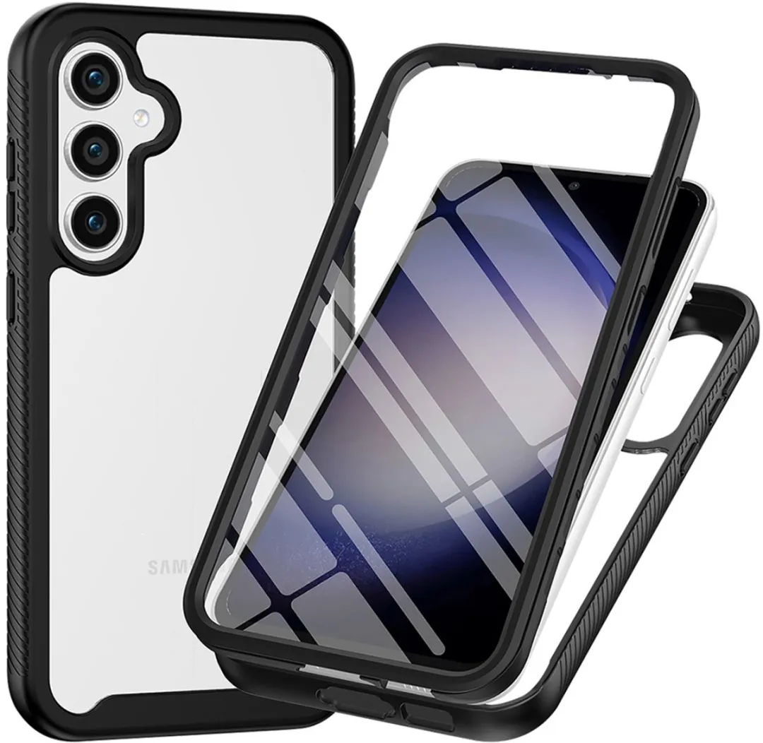 Just in Case Cazy Hoesje 8502919 - Samsung Galaxy A36/A56 - 360° Full Protection - Zwart