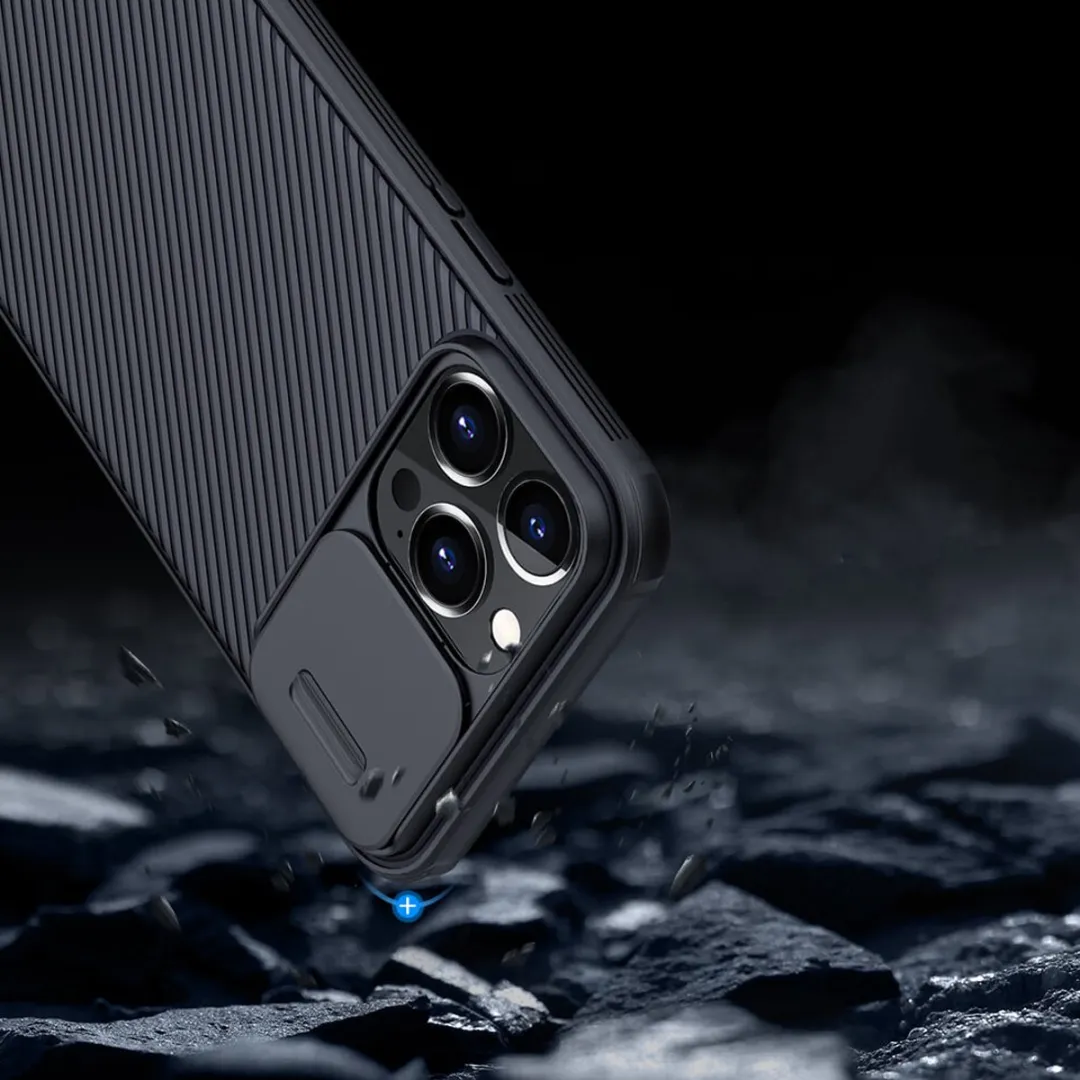 Nillkin CamShield Pro iPhone 14 Pro Max Hoesje - Zwart