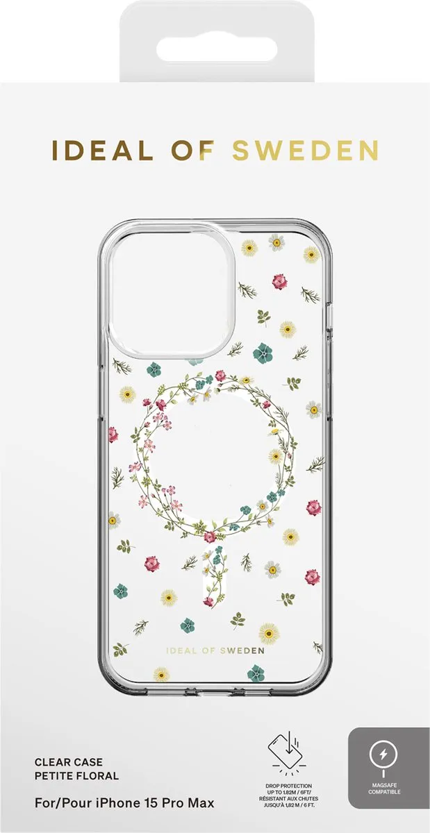 iDeal of Sweden Mirror Case IDCLCMS-I2367P-507 - iPhone 15 Pro Max - Petite Floral
