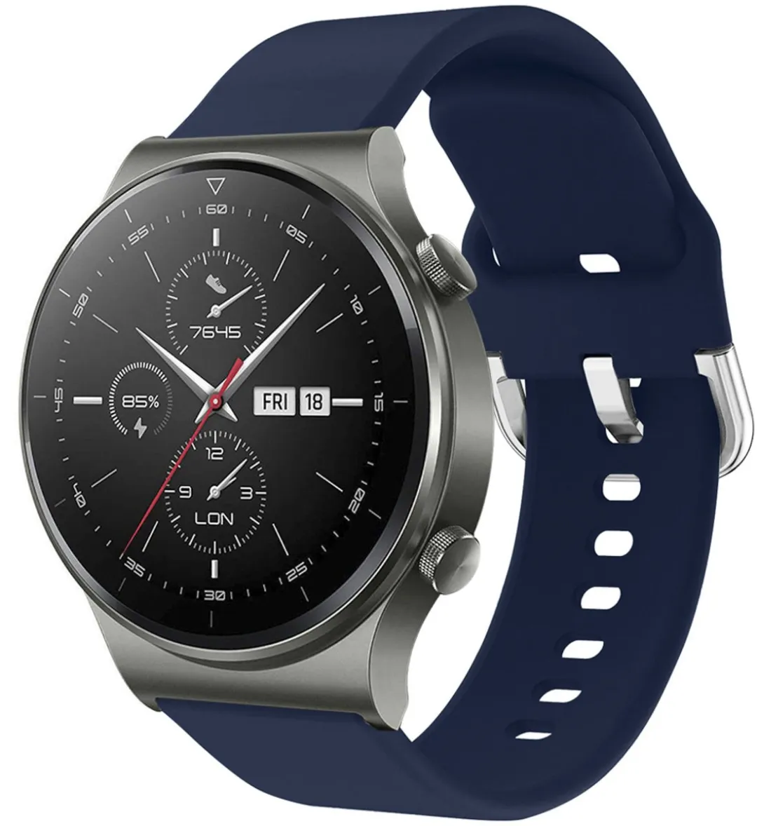 Imoshion Siliconen Bandje Huawei Watch GT 2e Sport 46mm - Donkerblauw