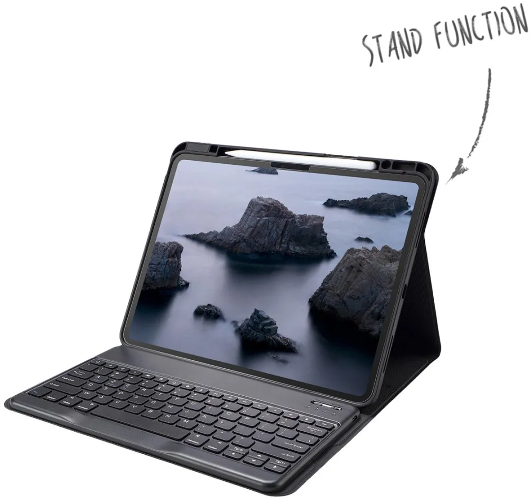 Accezz Tablet Toetsenbord Hoes AZERTY SH00075662 - 13" iPad Air - Zwart