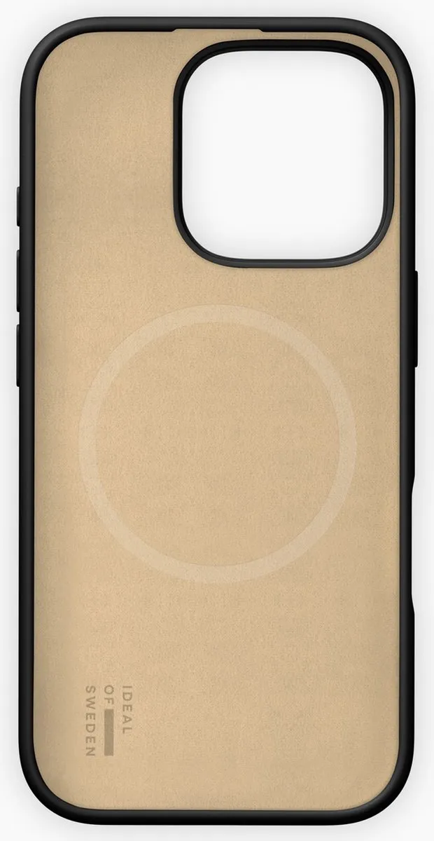 iDeal of Sweden Silicone Case met magnetische ring geschikt voor iPhone 16 Pro Max Black - Zwart